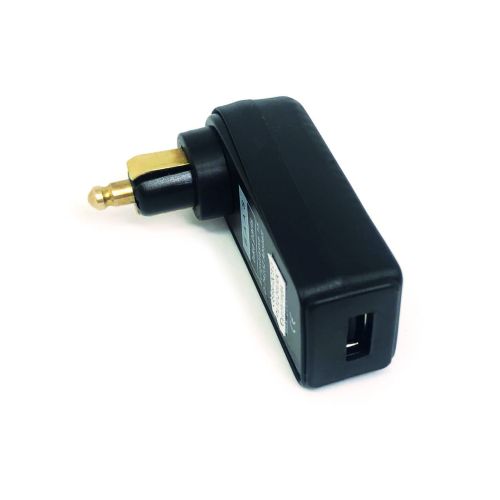 01-030-0230-0 Right angle USB-A quick charger for DIN motorcycle socket, 3Amp