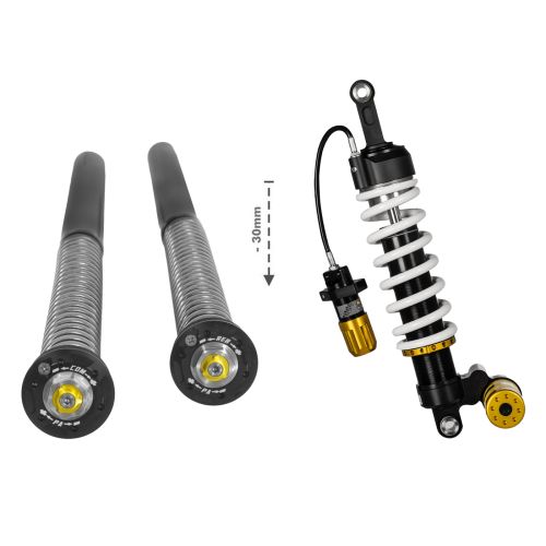 01-034-5898-0 Lowering SET - 30mm Cartridge Kit and Shock absorber Extreme2 for BMW R12 G/S (2025-)