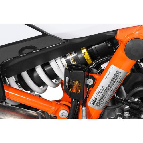 01-372-5031-0 Rear brake fluid reservoir guard, black for KTM 890 Adv/ Adv R/ 790 Adv / Adv R/ 1290 S Adv (2021-)/Husqvarna Norden 901/ Aprilia Tuareg 660