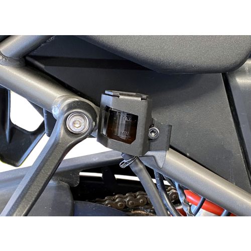 01-440-5030-0 Rear brake fluid reservoir guard black for Harley-Davidson RA1250 Pan America