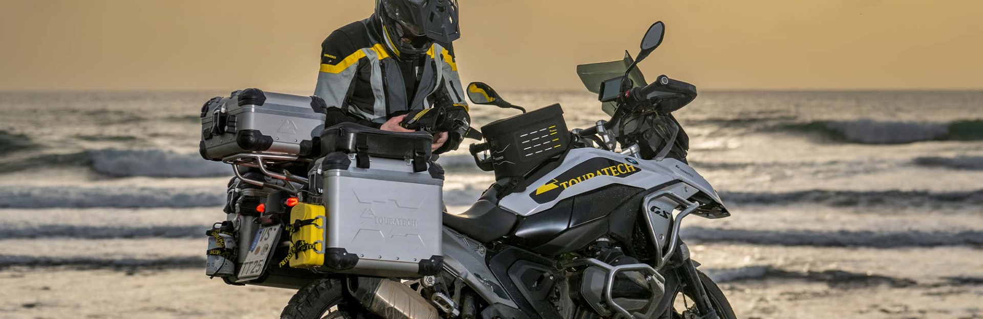 Touratech luggage for motorcycle